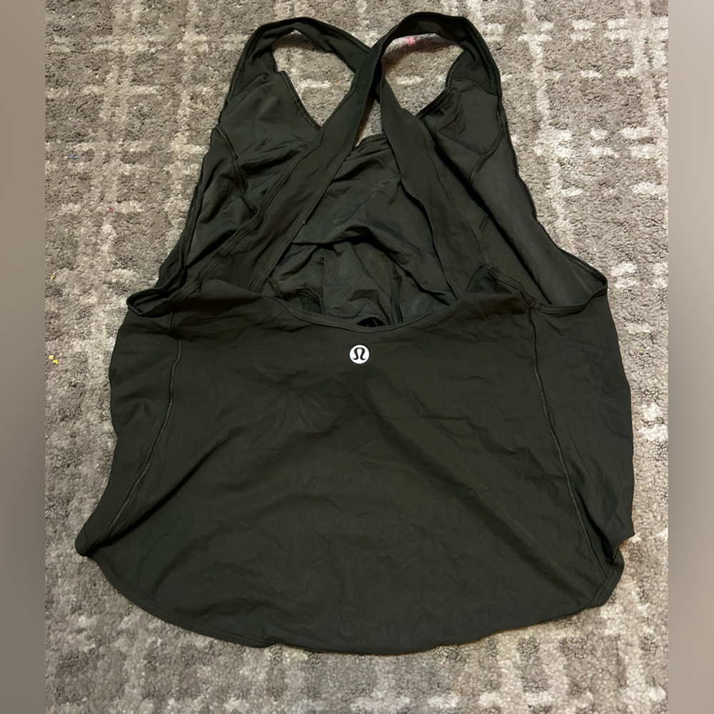 Lululemon Black Athletic Tank Top